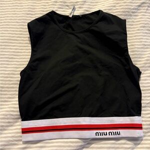 Miu Miu Crop Top